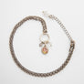 Watermelon Tourmaline with Diamond Charm