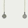 Pavé Diamond Gold Earrings