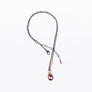 Rhodolite Garnet with Gold and Sterling Silver Necklace
