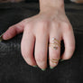 Champagne Diamond Gold Open Wrap Ring