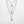Teardrop Turquoise and Diamond Charm