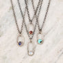 Rhodolite Garnet Sterling Necklace