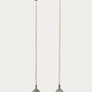 Pavé Diamond Gold Earrings