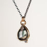 Watermelon Tourmaline and Diamond Necklace