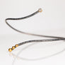 Diamond and Gold and Sterling Bangle