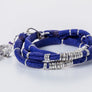 Bright Blue Leather Wrap