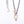 Diamond with Gold and Sterling Silver Necklace