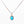 Turquoise with Gold and Sterling Silver Necklace