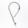Pavé Diamond Oval Charm with Gold and Sterling Silver Necklace