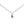 Pink Tourmaline and 14k Gold Necklace
